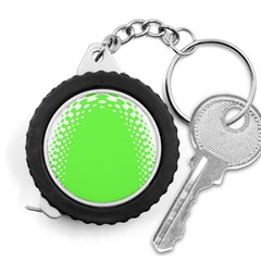 Bubble Polka Circle Green Measuring Tapes