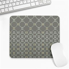 Circles Grey Polka Large Mousepads