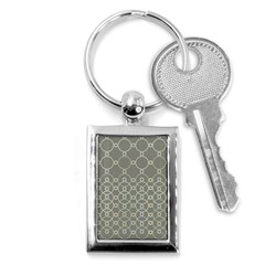 Circles Grey Polka Key Chains (rectangle) 