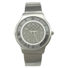 Circles Grey Polka Stainless Steel Watch by Mariart