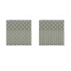 Circles Grey Polka Cufflinks (square) by Mariart