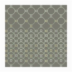 Circles Grey Polka Medium Glasses Cloth by Mariart