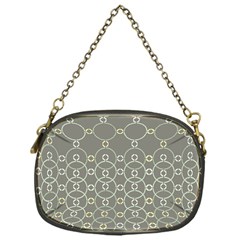 Circles Grey Polka Chain Purses (one Side)  by Mariart