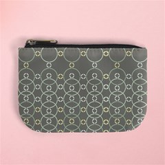 Circles Grey Polka Mini Coin Purses by Mariart