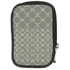 Circles Grey Polka Compact Camera Cases by Mariart