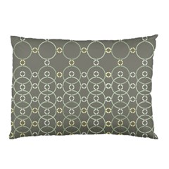 Circles Grey Polka Pillow Case (two Sides) by Mariart