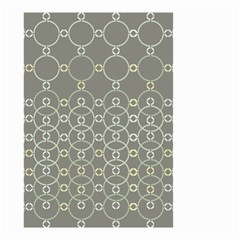 Circles Grey Polka Small Garden Flag (two Sides) by Mariart