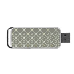 Circles Grey Polka Portable Usb Flash (two Sides) by Mariart