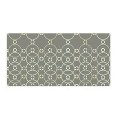 Circles Grey Polka Satin Wrap by Mariart