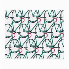 Bicycle Cycling Bike Green Sport Small Glasses Cloth by Mariart