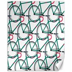 Bicycle Cycling Bike Green Sport Canvas 11  x 14   10.95 x13.48  Canvas - 1