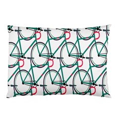 Bicycle Cycling Bike Green Sport Pillow Case (two Sides)