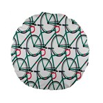 Bicycle Cycling Bike Green Sport Standard 15  Premium Round Cushions Front