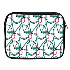 Bicycle Cycling Bike Green Sport Apple Ipad 2/3/4 Zipper Cases by Mariart