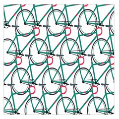 Bicycle Cycling Bike Green Sport Large Satin Scarf (square)