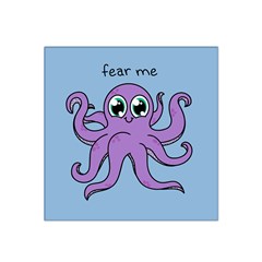 Colorful Cartoon Octopuses Pattern Fear Animals Sea Purple Satin Bandana Scarf by Mariart