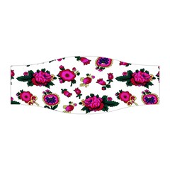 Crown Red Flower Floral Calm Rose Sunflower White Stretchable Headband