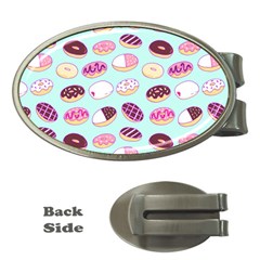 Donut Jelly Bread Sweet Money Clips (oval) 