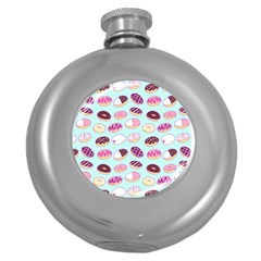 Donut Jelly Bread Sweet Round Hip Flask (5 Oz)