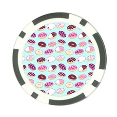 Donut Jelly Bread Sweet Poker Chip Card Guard by Mariart