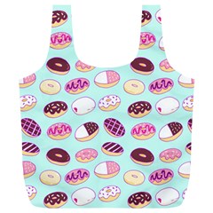 Donut Jelly Bread Sweet Full Print Recycle Bags (l)  by Mariart