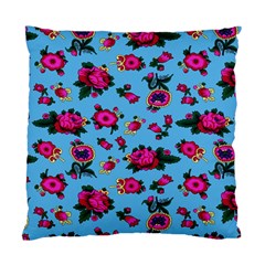 Crown Red Flower Floral Calm Rose Sunflower Standard Cushion Case (two Sides) by Mariart