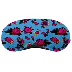 Crown Red Flower Floral Calm Rose Sunflower Sleeping Masks by Mariart