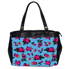 Crown Red Flower Floral Calm Rose Sunflower Office Handbags (2 Sides)  by Mariart