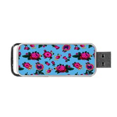 Crown Red Flower Floral Calm Rose Sunflower Portable Usb Flash (two Sides) by Mariart