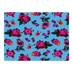 Crown Red Flower Floral Calm Rose Sunflower Double Sided Flano Blanket (Mini)  35 x27  Blanket Front