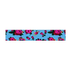 Crown Red Flower Floral Calm Rose Sunflower Flano Scarf (mini) by Mariart