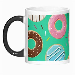 Doughnut Bread Donuts Green Morph Mugs by Mariart