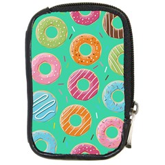 Doughnut Bread Donuts Green Compact Camera Cases