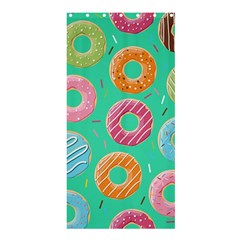 Doughnut Bread Donuts Green Shower Curtain 36  X 72  (stall)  by Mariart