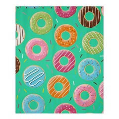 Doughnut Bread Donuts Green Shower Curtain 60  X 72  (medium)  by Mariart