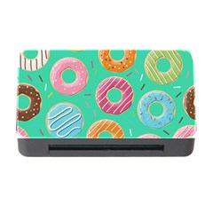 Doughnut Bread Donuts Green Memory Card Reader With Cf by Mariart