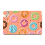 Doughnut Bread Donuts Orange Magnet (Rectangular) Front