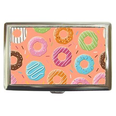 Doughnut Bread Donuts Orange Cigarette Money Cases by Mariart