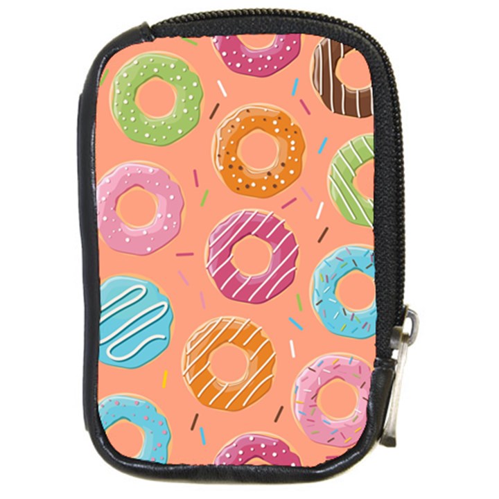 Doughnut Bread Donuts Orange Compact Camera Cases