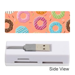 Doughnut Bread Donuts Orange Memory Card Reader (stick)  by Mariart