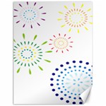 Fireworks Illustrations Fire Partty Polka Canvas 18  x 24   17.8 x23.08  Canvas - 1