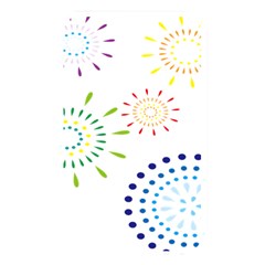 Fireworks Illustrations Fire Partty Polka Memory Card Reader