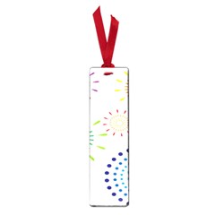 Fireworks Illustrations Fire Partty Polka Small Book Marks by Mariart