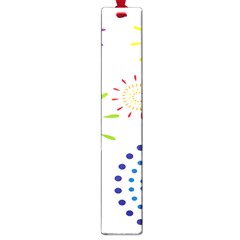 Fireworks Illustrations Fire Partty Polka Large Book Marks by Mariart