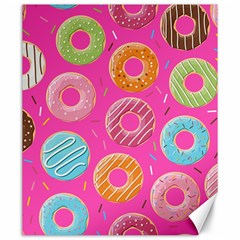 Doughnut Bread Donuts Pink Canvas 20  X 24  