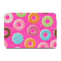 Doughnut Bread Donuts Pink Plate Mats by Mariart