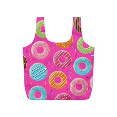 Doughnut Bread Donuts Pink Full Print Recycle Bags (s) 