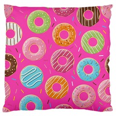 Doughnut Bread Donuts Pink Standard Flano Cushion Case (one Side) by Mariart