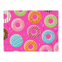 Doughnut Bread Donuts Pink Double Sided Flano Blanket (mini)  by Mariart