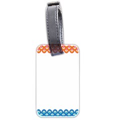 Fish Scales Dragon Circle Luggage Tags (two Sides) by Mariart